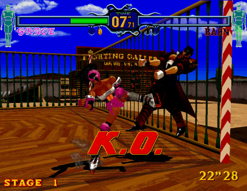 Fighting Vipers screenshot 4 for Sega Saturn